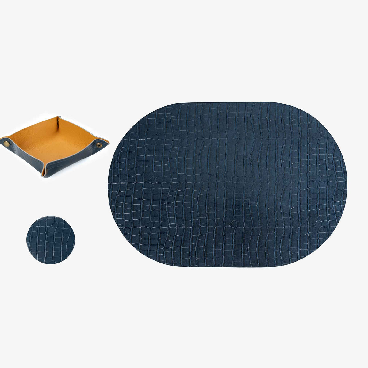 Snap-corner storage tray included with the PROMATTOO placemat gift set
