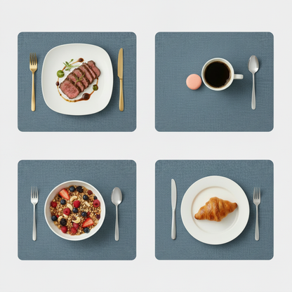 Blue-Gray Rect 4-Grid