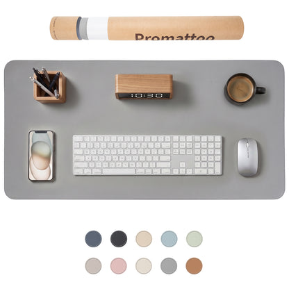 PROMATTOO Vegan Leather Desk Mat — Non-Slip & Waterproof