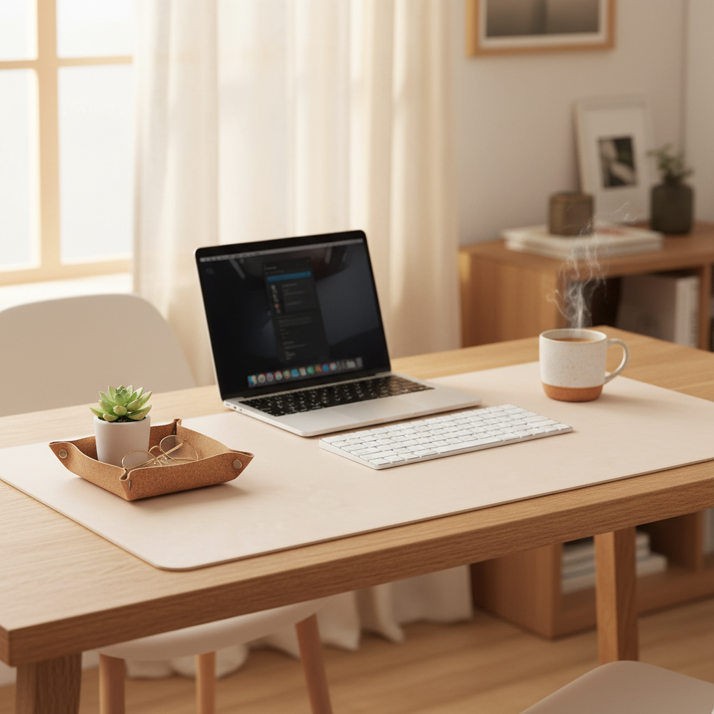 Home Office Window Scene