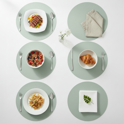 Round 6-Grid Sage Green SKU